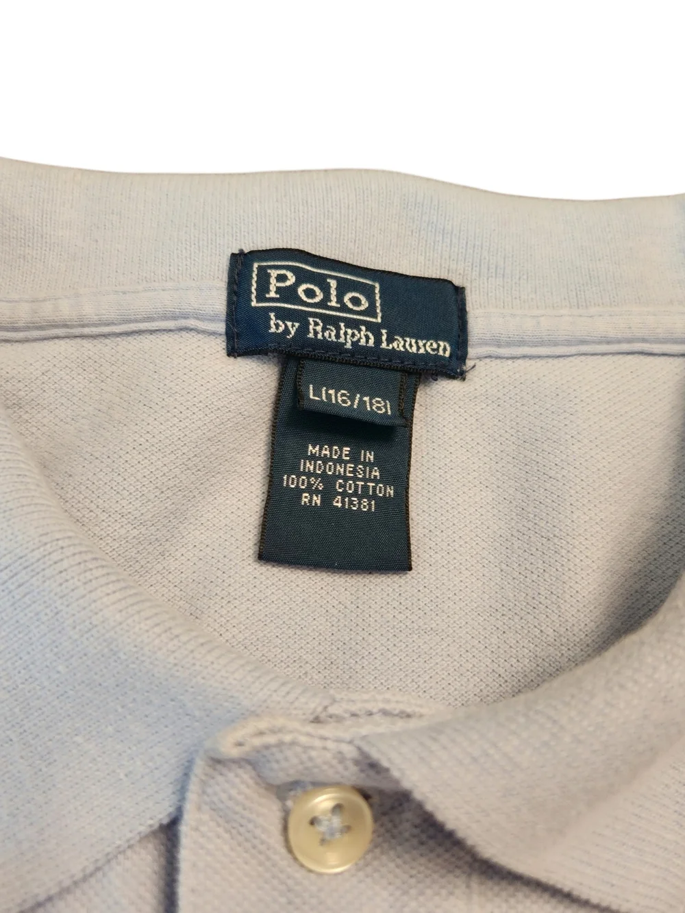 Polo by Ralph Lauren Kids Light Blue Shirt Size Large (16/18) Boys Short Sleeve